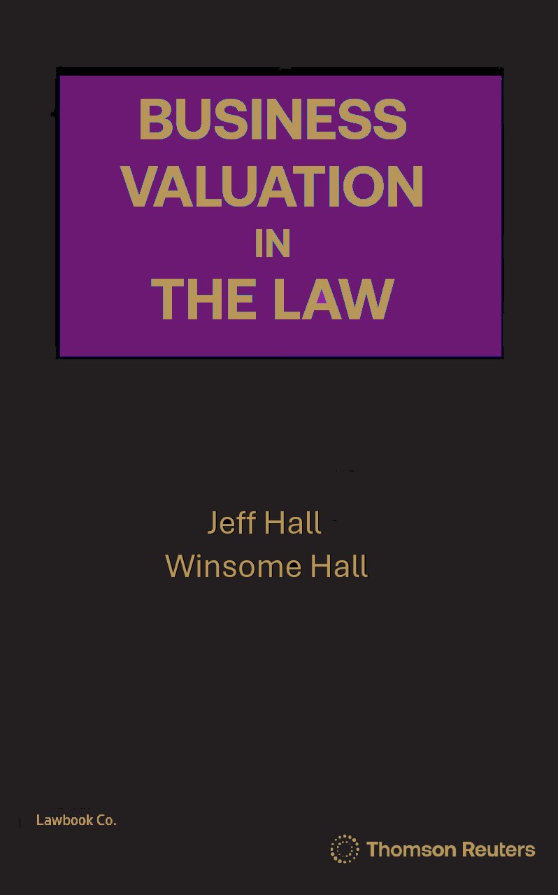 Cover of Business Valuation in the Law